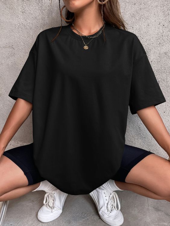 PLAIN OVERSIZED TSHIRT