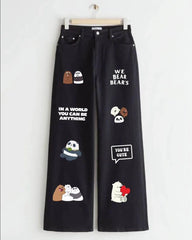 BLACK BEAR AL LOVER DENIM WIDE LEG