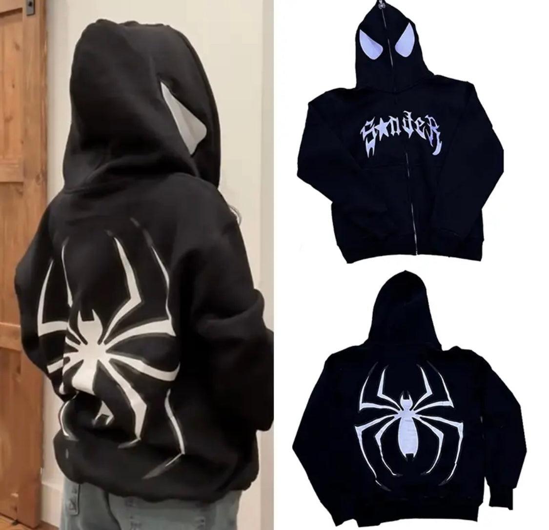 Full zip spiderman hoodie best sale