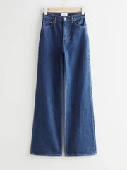 DARK BLUE WIDE LEG JEANS