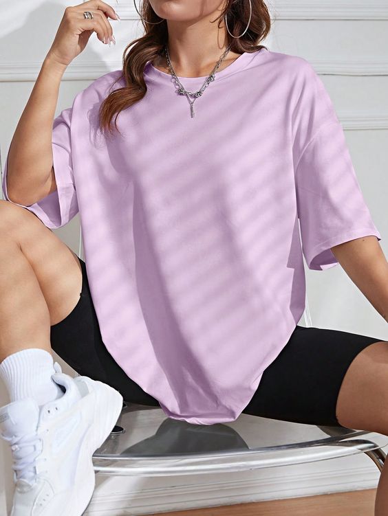PLAIN OVERSIZED TSHIRT