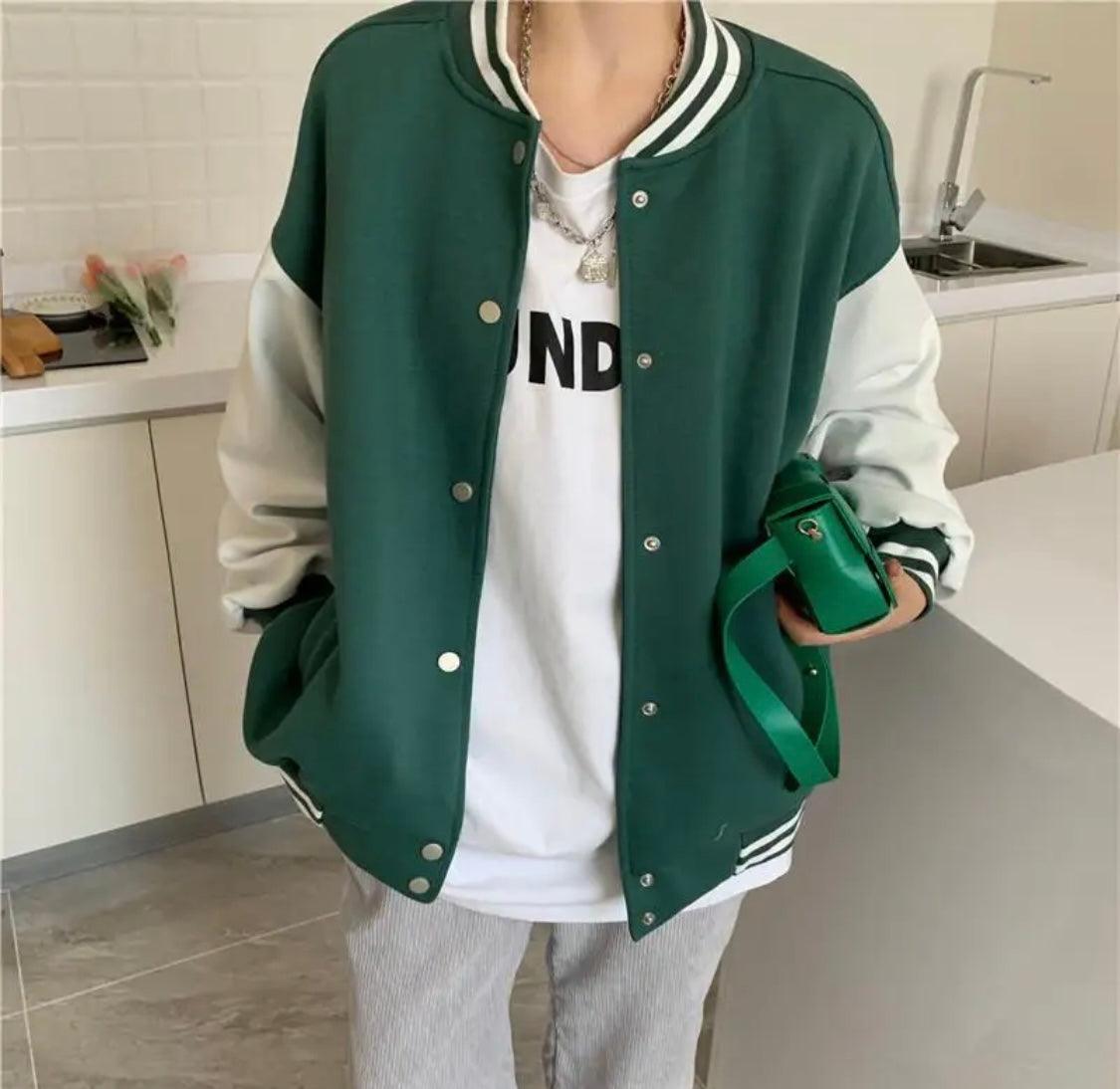 Evergreen Elite Edition Varsity Jacket – THEVOGUEAPPARELS