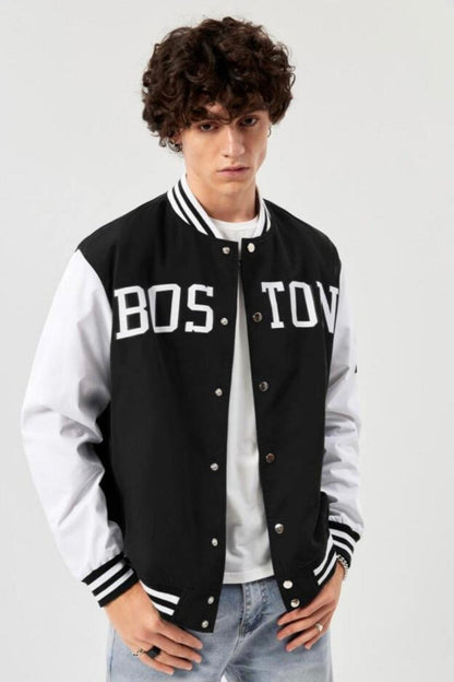 BOSTON Edition Baseball Jacket - THE VOGUE APPARELS