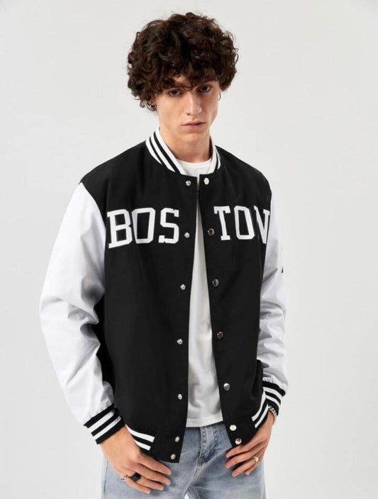 BOSTON Edition Baseball Jacket - THE VOGUE APPARELS