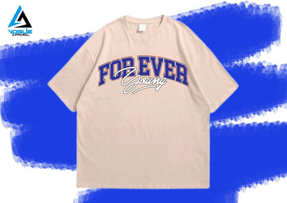 Forever Young Oversized Tee - THE VOGUE APPARELS