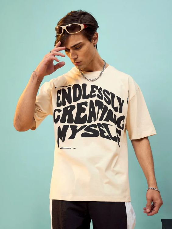 ENDLESSLY CREATING MYSELF UNISEX OVERSIZED TSHIRT