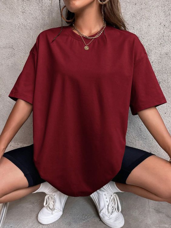 PLAIN OVERSIZED TSHIRT