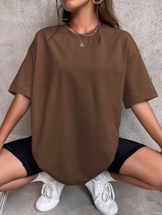 PLAIN OVERSIZED TSHIRT