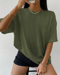 PLAIN OVERSIZED TSHIRT