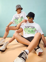 SOCIAL INTROVERT UNISEX OVERSIZED TSHIRT